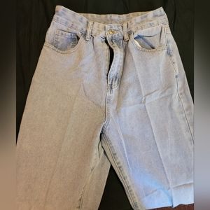 shein straight leg jeans size small